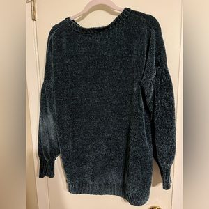 Green Chenile Sweater